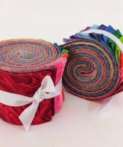 2.5"Inch Swirl Jelly Rolls Fabric Quilting Strips
