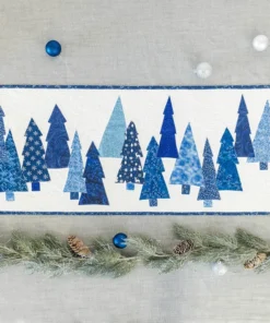 Magical Winter Forest Table Runner Quilt Kit - ALL PRE CUT
