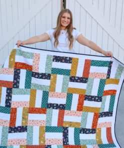 Picket Fences in Jewel Tone Pre-Cut Quilt Kit