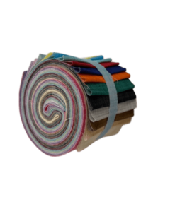 2.5 Inch Urban Weave Jelly Roll Fabric Quilting Strips - 1 Roll