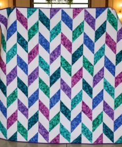 Herringbone Harmony Quilt Kit