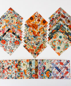 Cottage Florals Charm Pack – 102 Pre-Cut 5" Squares