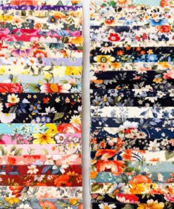 Cottage Floral  Set 2 - Wide Strip Pack  – 50 Strips