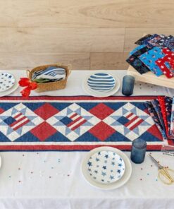 Patriotic Bundle - Table Runner and Charm Pack