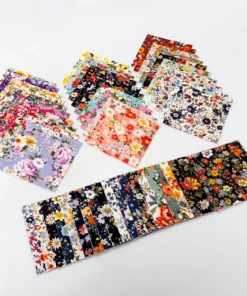 200 Pieces Mini Charm Pack - Cottage Florals - Second Edition 2.5 inc x 2.5 inch